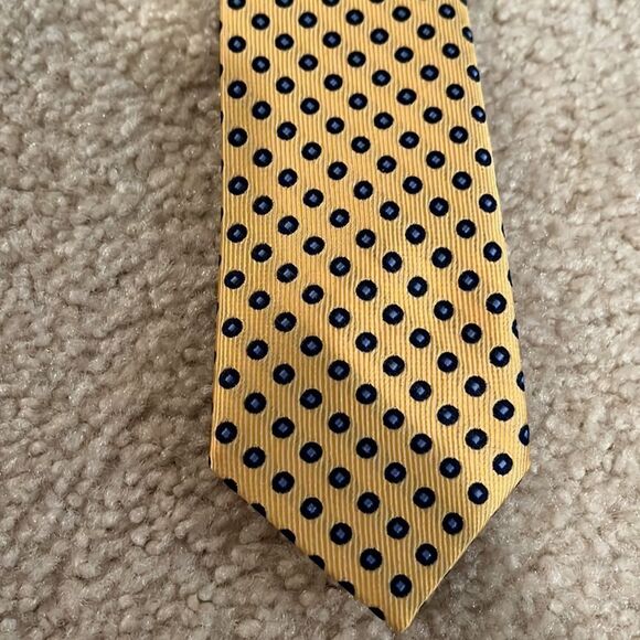 KIDS YELLOW AND BLUE TIE - Picture 2 of 8